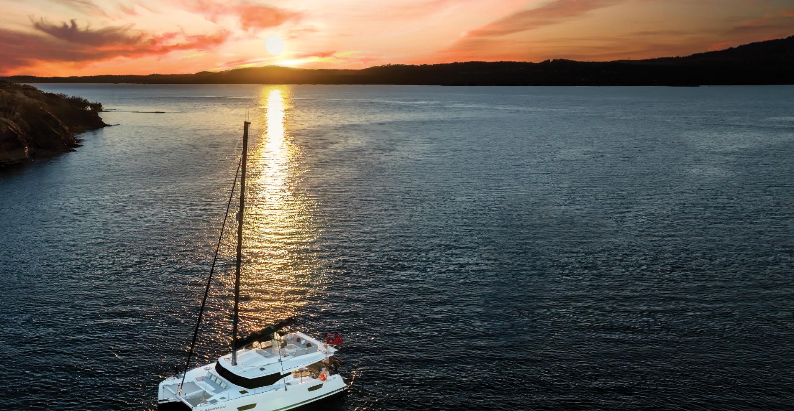 Sunset sail on Moreton Bay